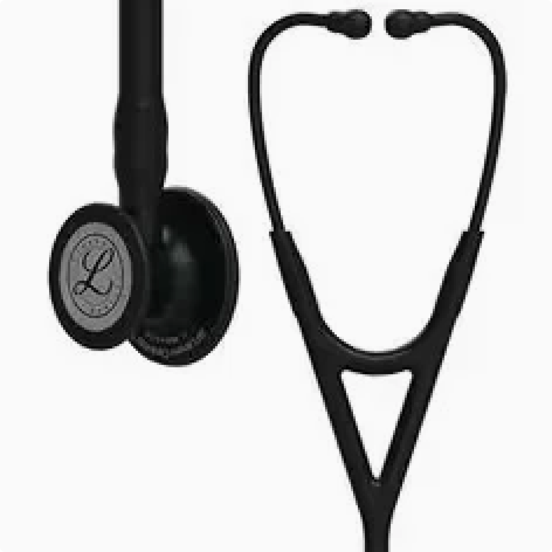 3M Littmann Classic III Monitoring Stethoscope, Smoke-Finish, Black Tube, 27 In, 5811